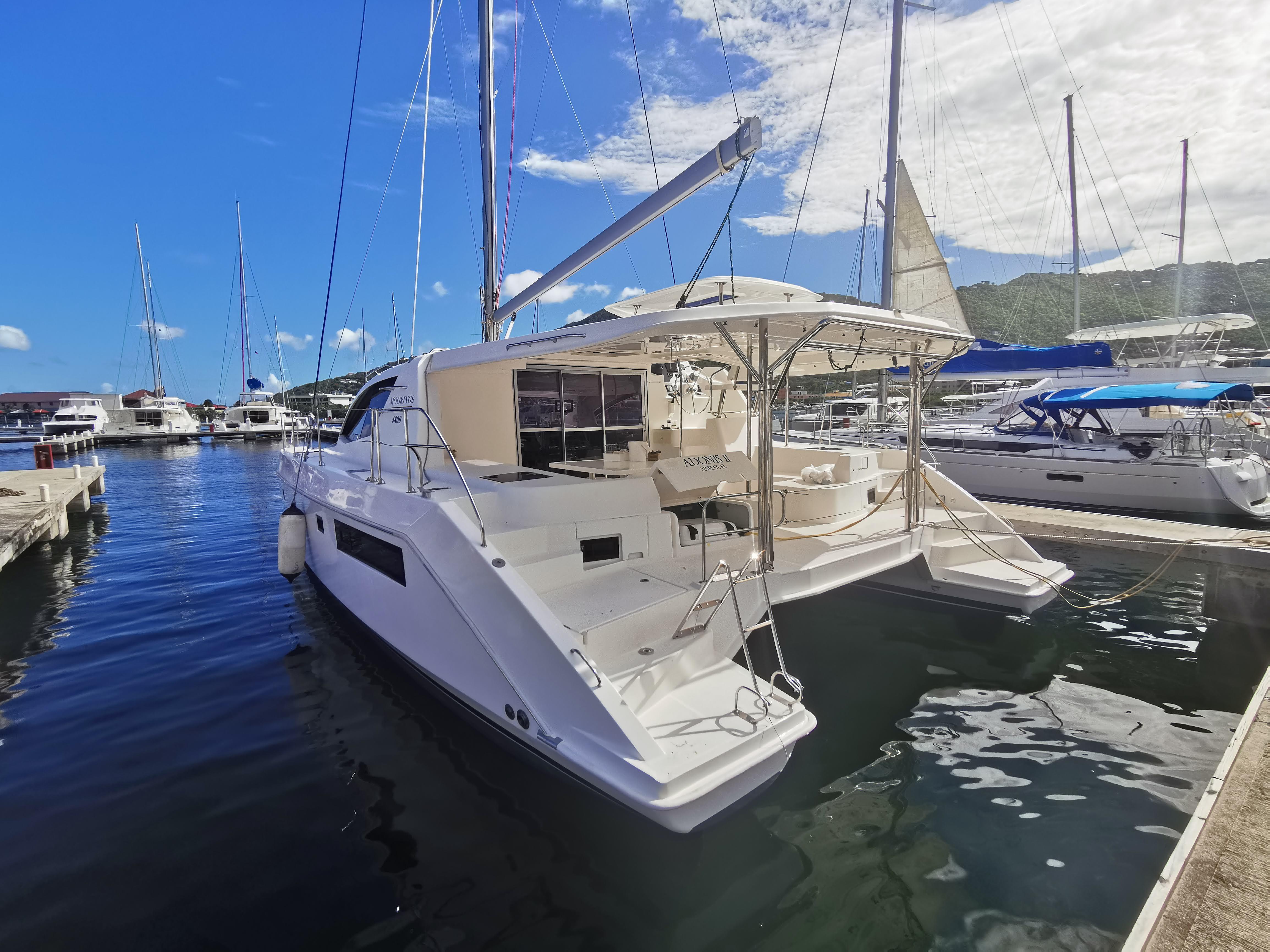 the moorings sailing catamaran